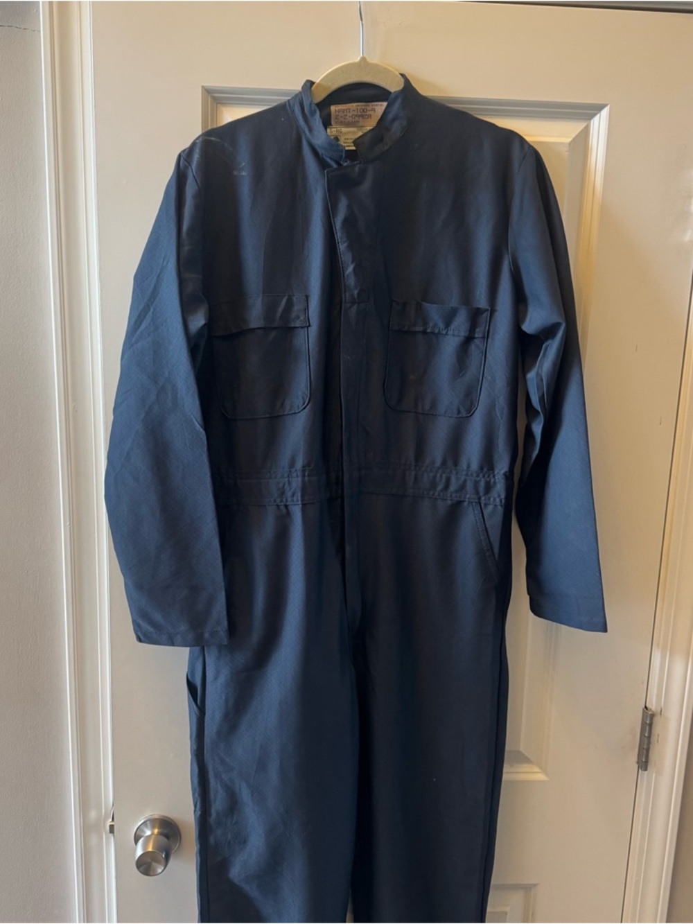 Classic Men's Navy Coverall Jumpsuit - Unbranded